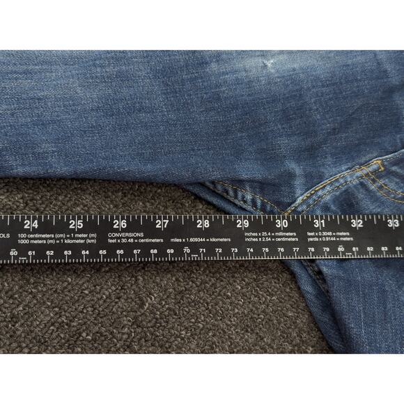 Levi’s 513 Jeans Men’s Slim Fit Straight Leg Blue Medium Wash Denim Size 30 x 32 - Picture 11 of 12